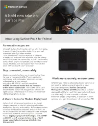 A Bold New Take on Surface Pro