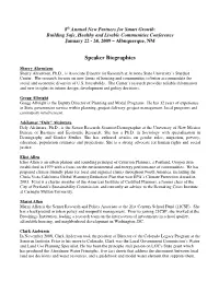 NP09 Speaker Biographies