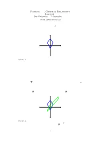 Physics 523, General Relativity