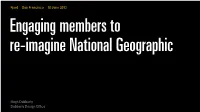 Re-Imagining Natgeo