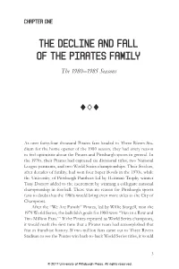 The Decline and Fall of the Pirates Family