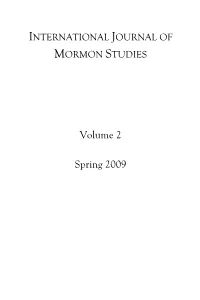 Volume 2 Spring 2009