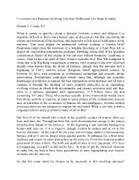 Co-Creators in a Dynamic Evolving Universe: Reflections of a Jesuit Scientist