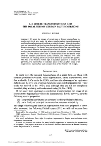 Lie Sphere Transformations and the Focal Sets of Certain Taut Immersions