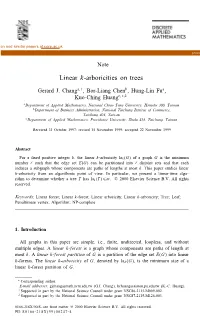 Linear K-Arboricities on Trees