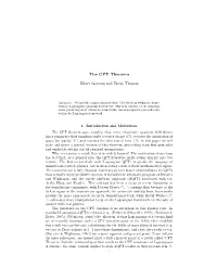 The CPT Theorem