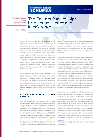 The Eastern Partnership: Between Resilience and Interference
