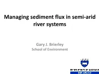 The Use of the River Styles Framework As a Tool to Assess What