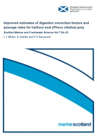 Improved Estimates of Digestion Correction Factors and Passage