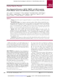 Three Epigenetic Biomarkers, GDF15, TMEFF2, and VIM, Accurately Predict Bladder Cancer from DNA-Based Analyses of Urine Samples