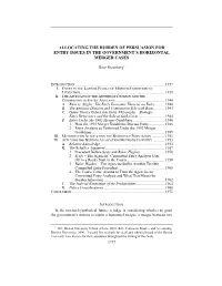 Allocating the Burden of Persuasion for Entry Issues in the Government's