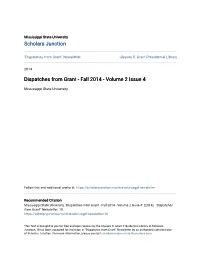 Dispatches from Grant” Newsletter Ulysses S