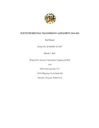 Eleventh Biennial Transmission Assessment 2020-2029