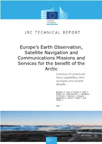 Europe's Earth Observation, Satellite Navigation and Communications