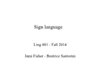 Sign Language