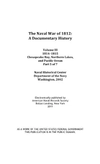 The Naval War of 1812, Volume 3, Chapter 2