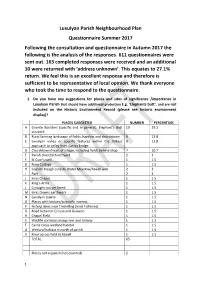 Analysis of Responses Latest Ver22 11 17