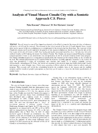 Analysis of Visual Mascot Cimahi City with a Semiotic Approach C.S. Pierce