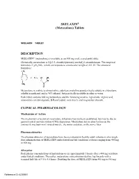 SKELAXIN® (Metaxalone) Tablets