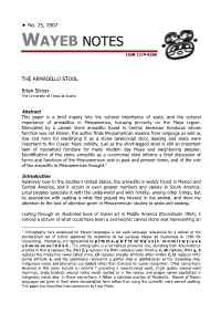 Wayeb Notes No. 25