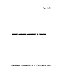 Flash Flood Risk Assessment I