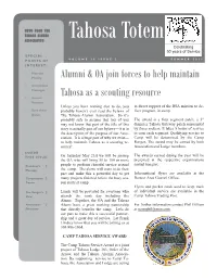 Alumni & OA Join Forces to Help Maintain Tahosa As a Scouting