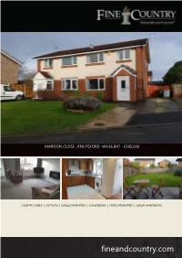 Fineandcountry.Com 6 Mardon Close, Knutsford