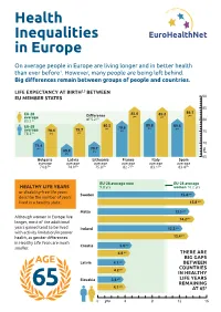 Health Inequalities in Europe (JAHEE)