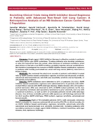 Revisiting Clinical Trials Using EGFR Inhibitor-Based