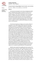 History and Systems of Psychology: a Course to Unite a Core Curriculum