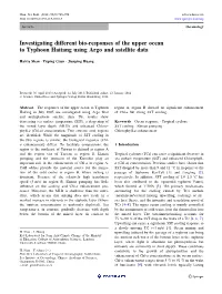 Investigating Different Bio-Responses of the Upper Ocean to Typhoon Haitang Using Argo and Satellite Data
