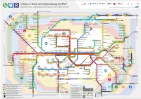 MVV Netzplan S-Bahn, U-Bahn, Regionalzug