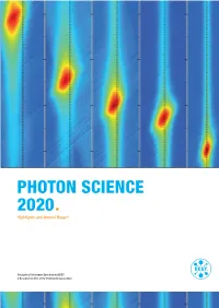 PHOTON SCIENCE 2020ª Highlights and Annual Report