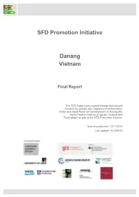SFD Promotion Initiative Danang Vietnam