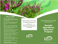 Harmful Algal Bloom Response Program