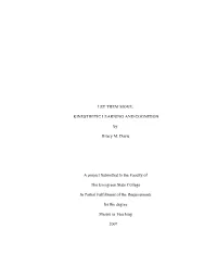 LET THEM MOVE: KINESTHETIC LEARNING and COGNITION By