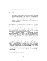 Mobilizing in Black Boxes: Social Networks and Participation in Social Movement Organizations*