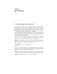 Spectral Theory