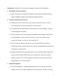 The Liminality of Language in Daoism and Chan Buddhism 1. Introduction