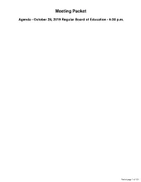 Meeting Packet
