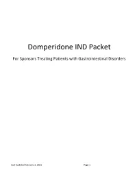 Domperidone Packet