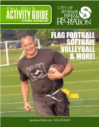 Fall 2015 Activity Guide