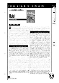 Penguin Readers Factsheets L E V E L E