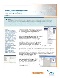 Tecnomatix Process Simulation on Teamcenter