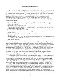 The Parable of the Loving Father Luke 15:11-32 I Have to Ask Myself