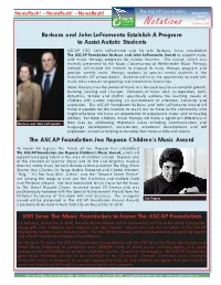 2010 Fall One Page Newsletter