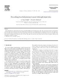 Describing Baseball Pitch Movement with Right-Hand Rules