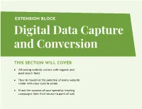 Digital Data Capture and Conversion EXTENSION BLOCK