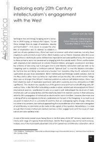 Exploring Early 20Th Century Intellectualism's Engagement With