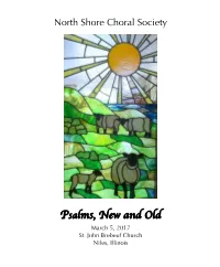 March 5, 2017 Concert Program Booklet